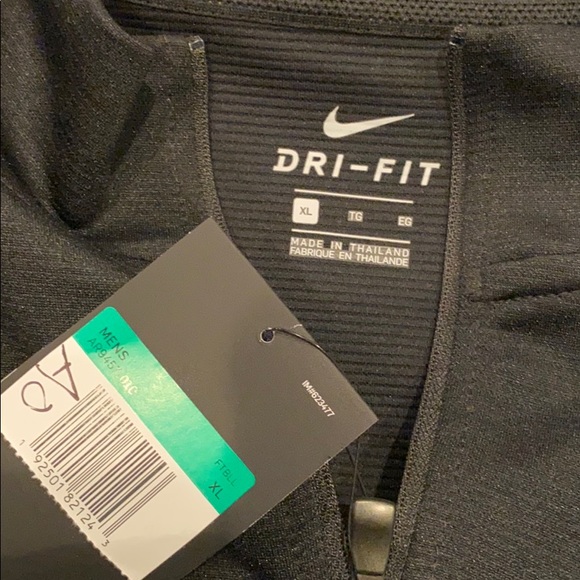 Boise State University Nike Dri-Fit 3/4th Zip Up - Picture 3 of 4